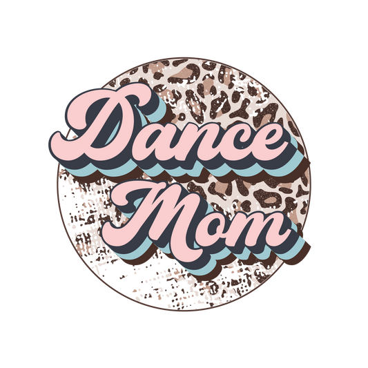 Dance Mom Pink and Turquoise Leopard