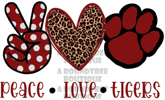 Peace Love Tigers